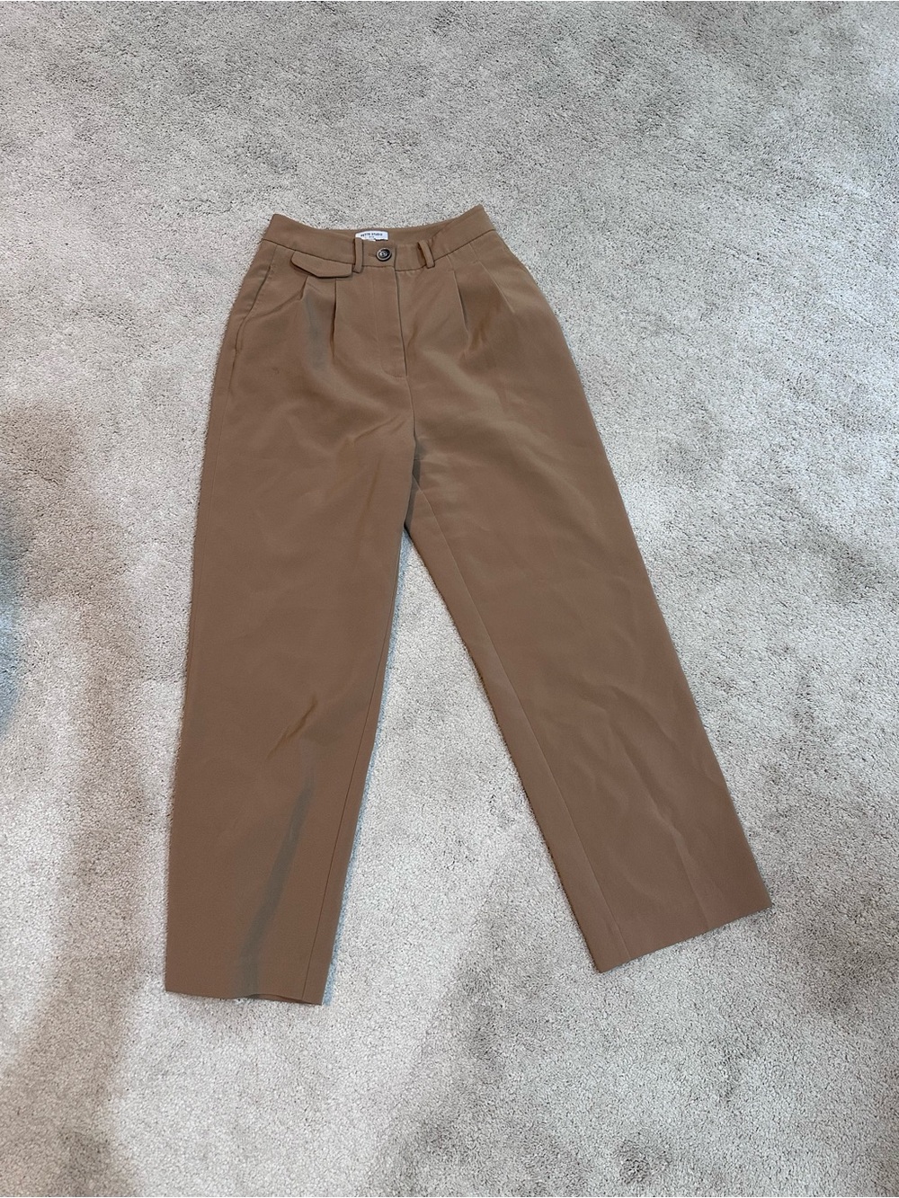 Petite Studio Tan Trousers